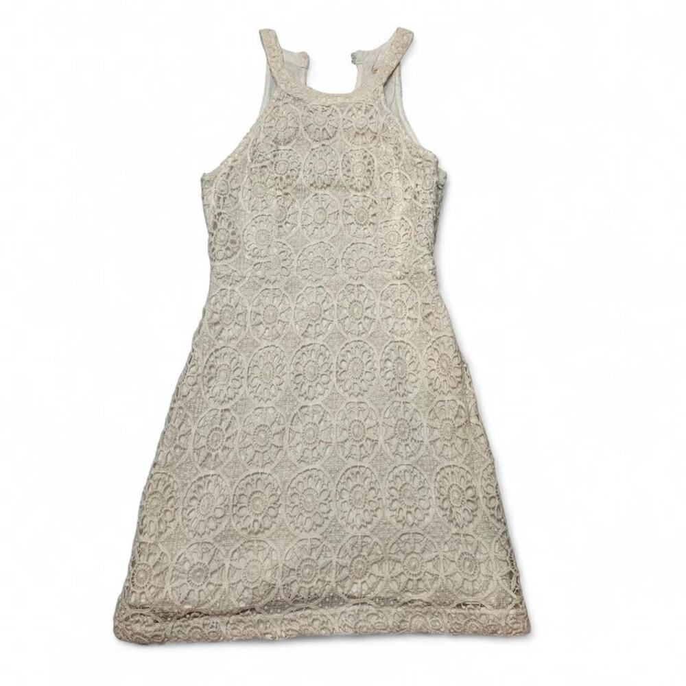 Hollister Baby Doll Cottage Core Vintage Lacey Mini Dress  SizeXS